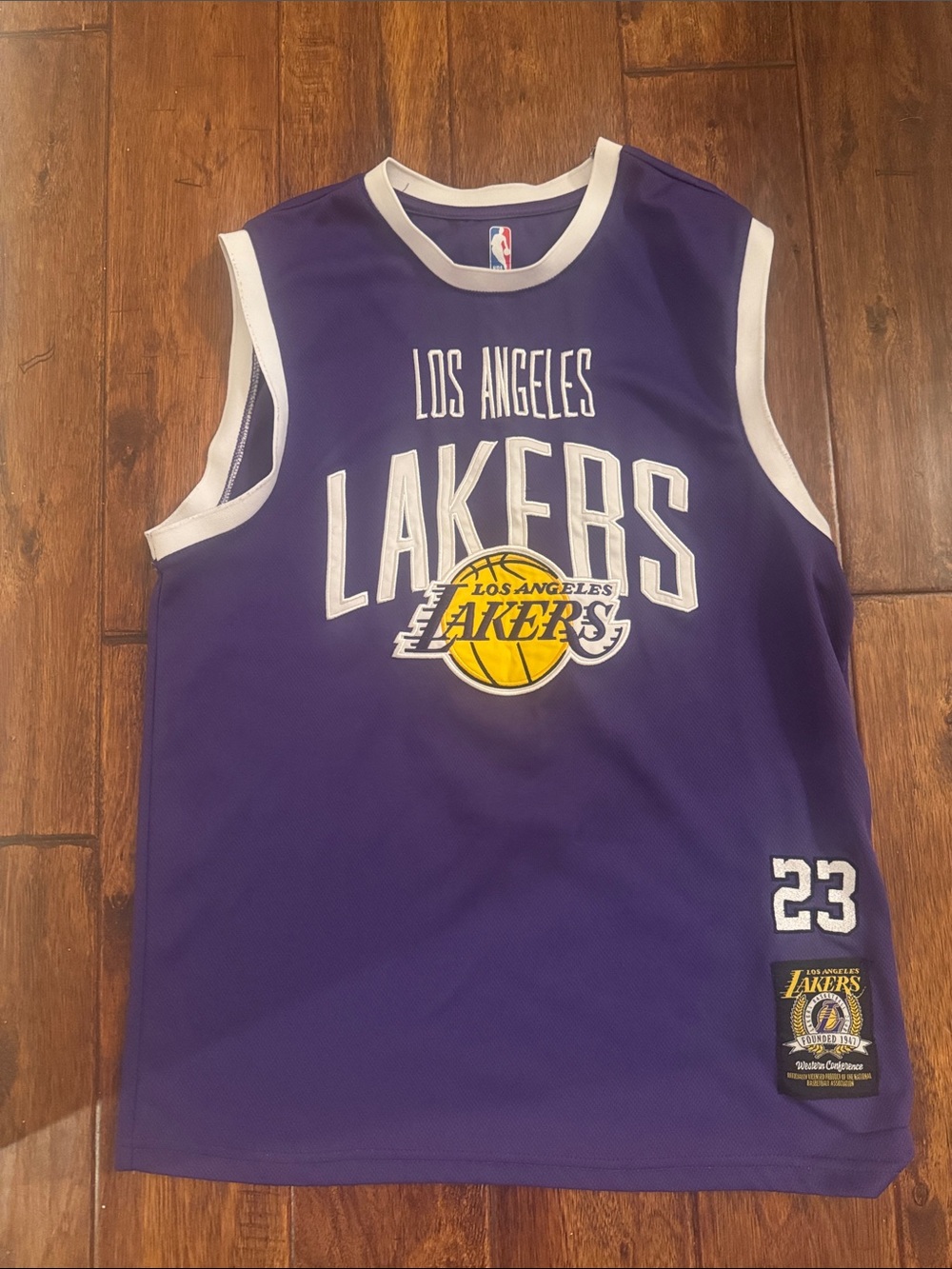 NBA Los Angeles Lakers Purple & White Kids Jersey